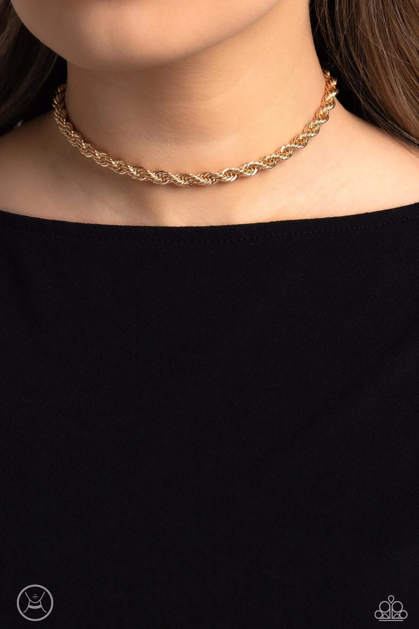 Never Lose ROPE - Gold Choker Necklace