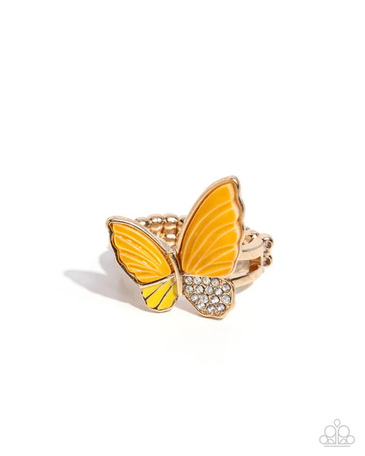 Fluttering Fidelity - Yellow Ring