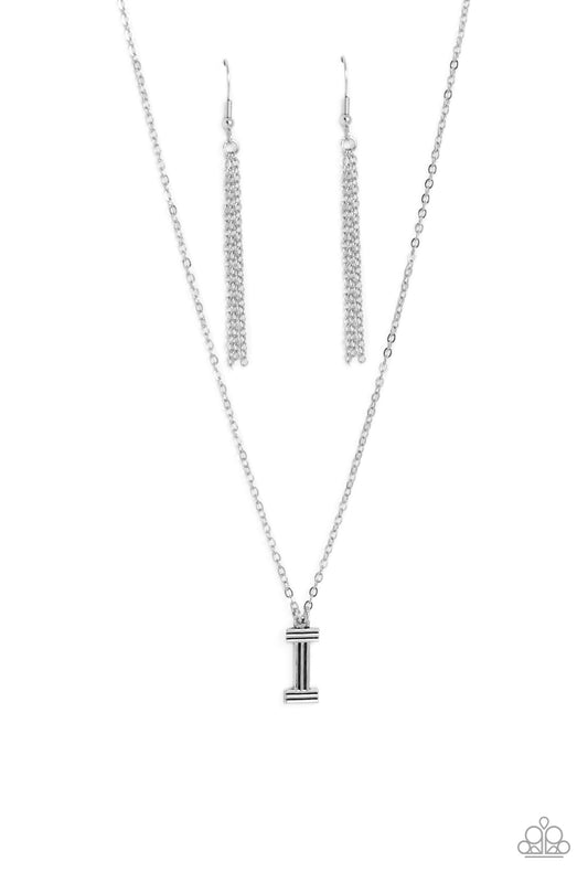 Leave Your Initials - Silver "I" Necklace