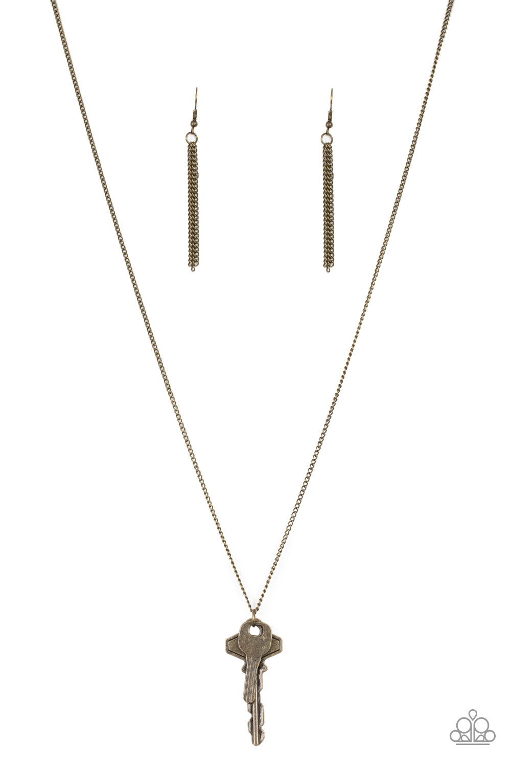 The Keynoter - Brass Necklace