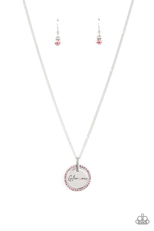 Glam-ma Glamorous - Pink Necklace