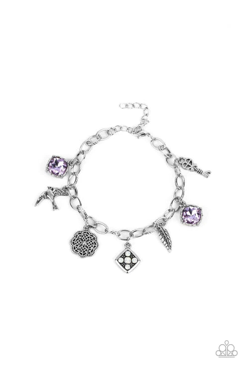 Fancifully Flighty - Purple Bracelet