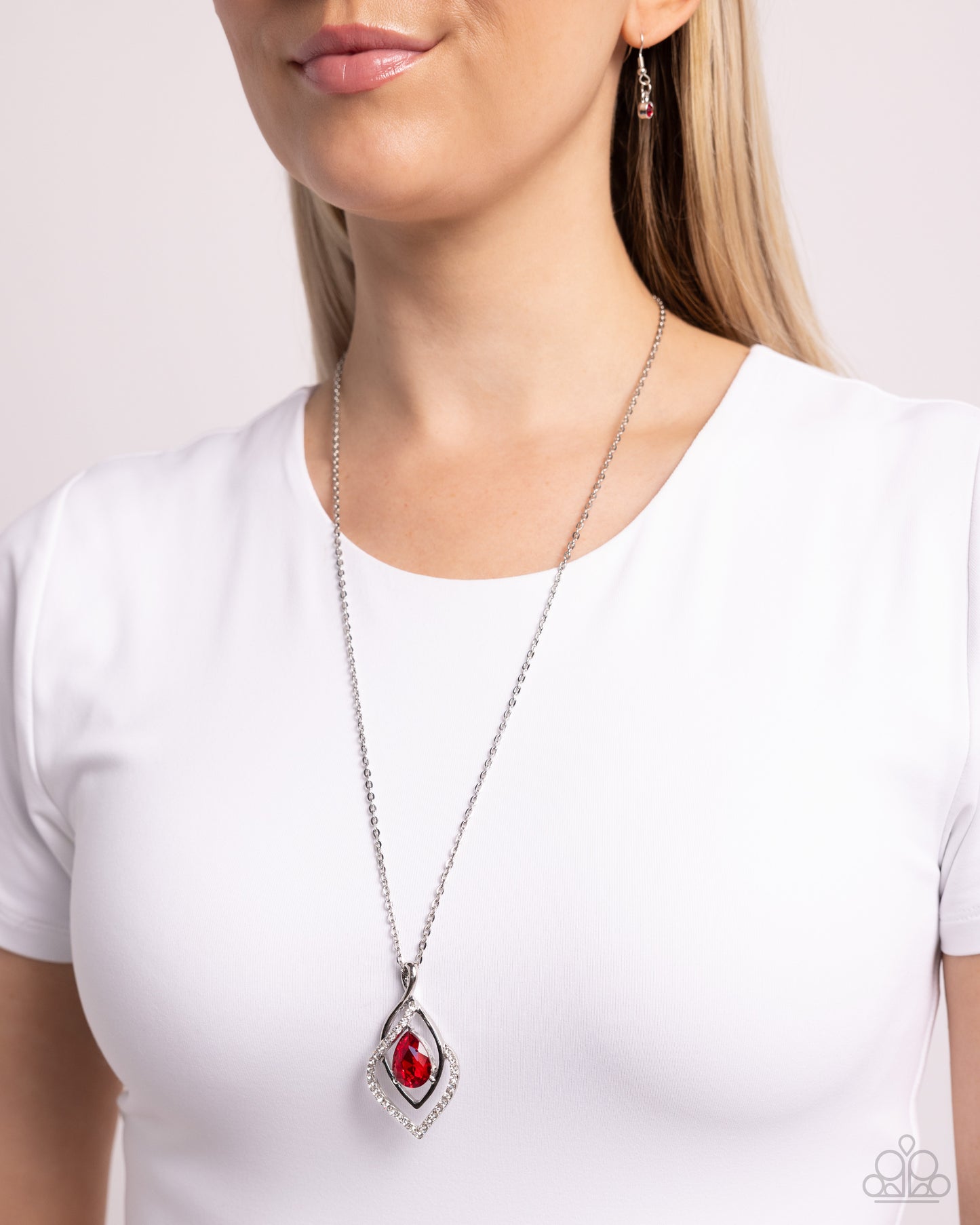 Dauntless Demure - Red Necklace