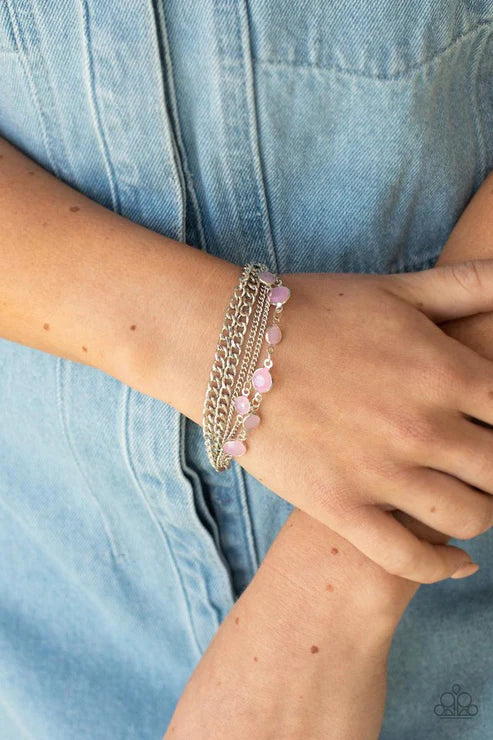 Glossy Goddess - Pink Bracelet