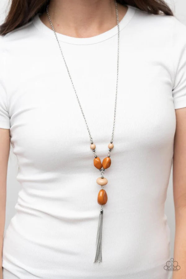 Heavenly Harmony - Brown Necklace