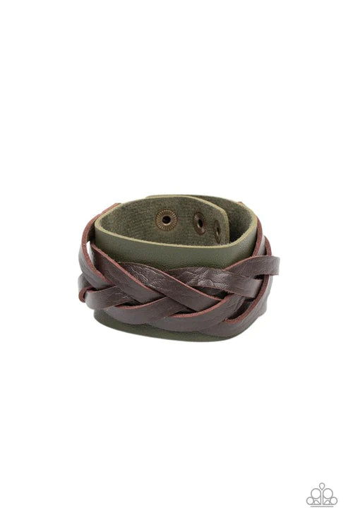 Rein it in - Green Urban Mens Bracelet