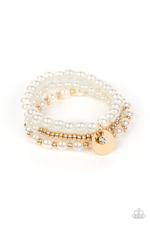 Pearly Professional - Gold Bracelet