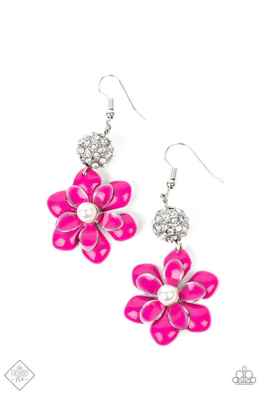 Bewitching Botany - Pink Earrings