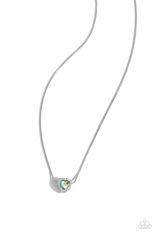 Simply Sentimental - White Necklace