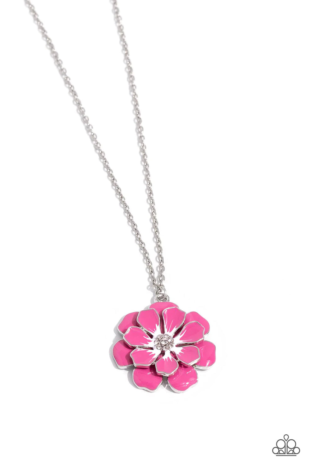 Beyond Blooming - Pink Necklace