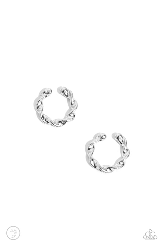 Hey, Hot CUFF! Cuff - Silver Earrings