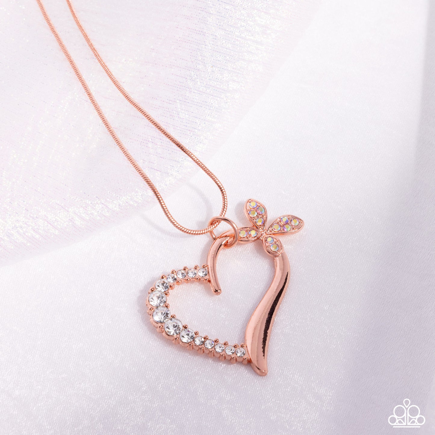 Half-Hearted Haven - Copper Necklace