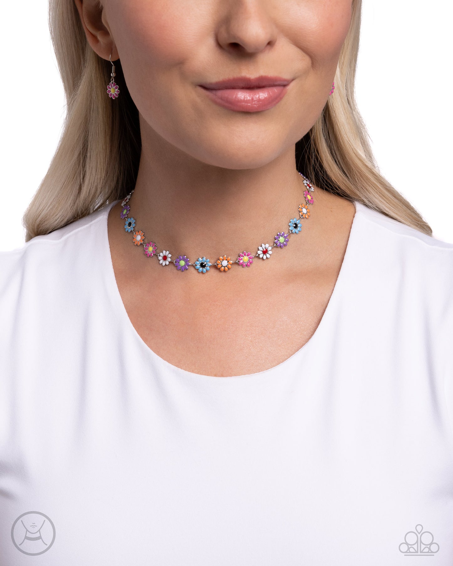 Floral Falsetto - Multi Choker Necklace