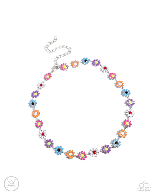 Floral Falsetto - Multi Choker Necklace