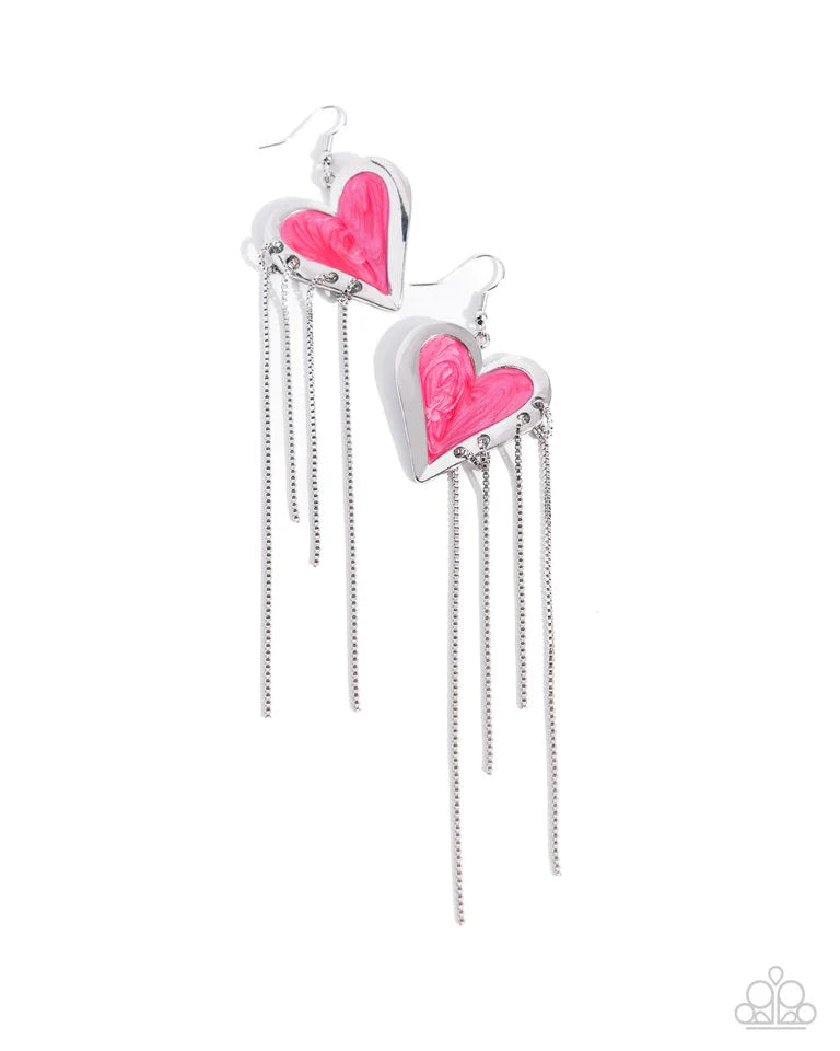 Sweetheart Specialty - Pink Earrings