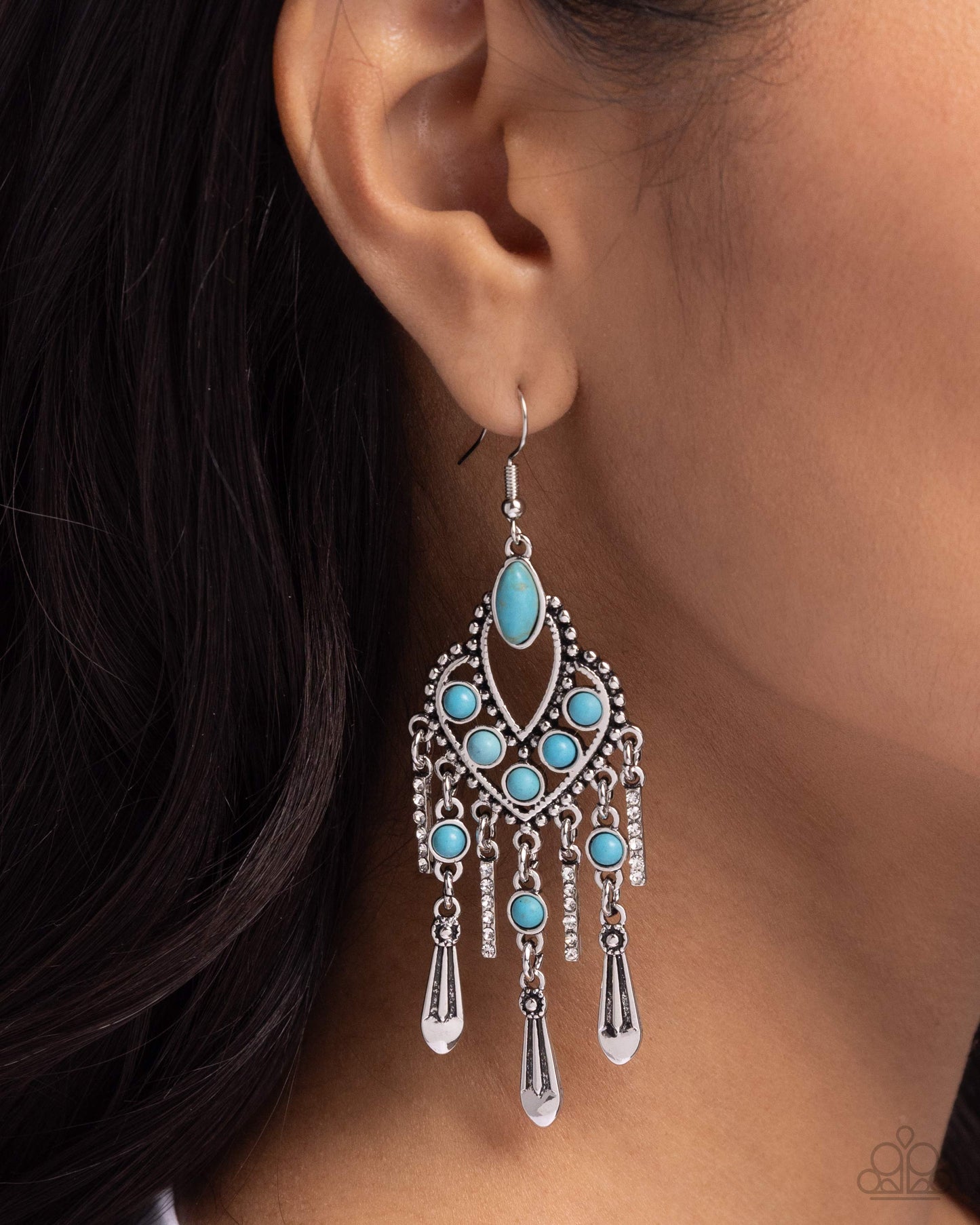 Naturally Vintage - Blue Earrings