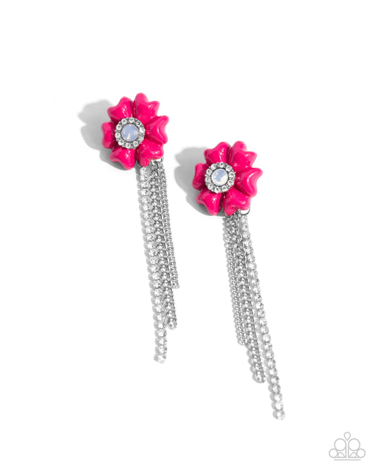 Floral Fuel - Pink earrings