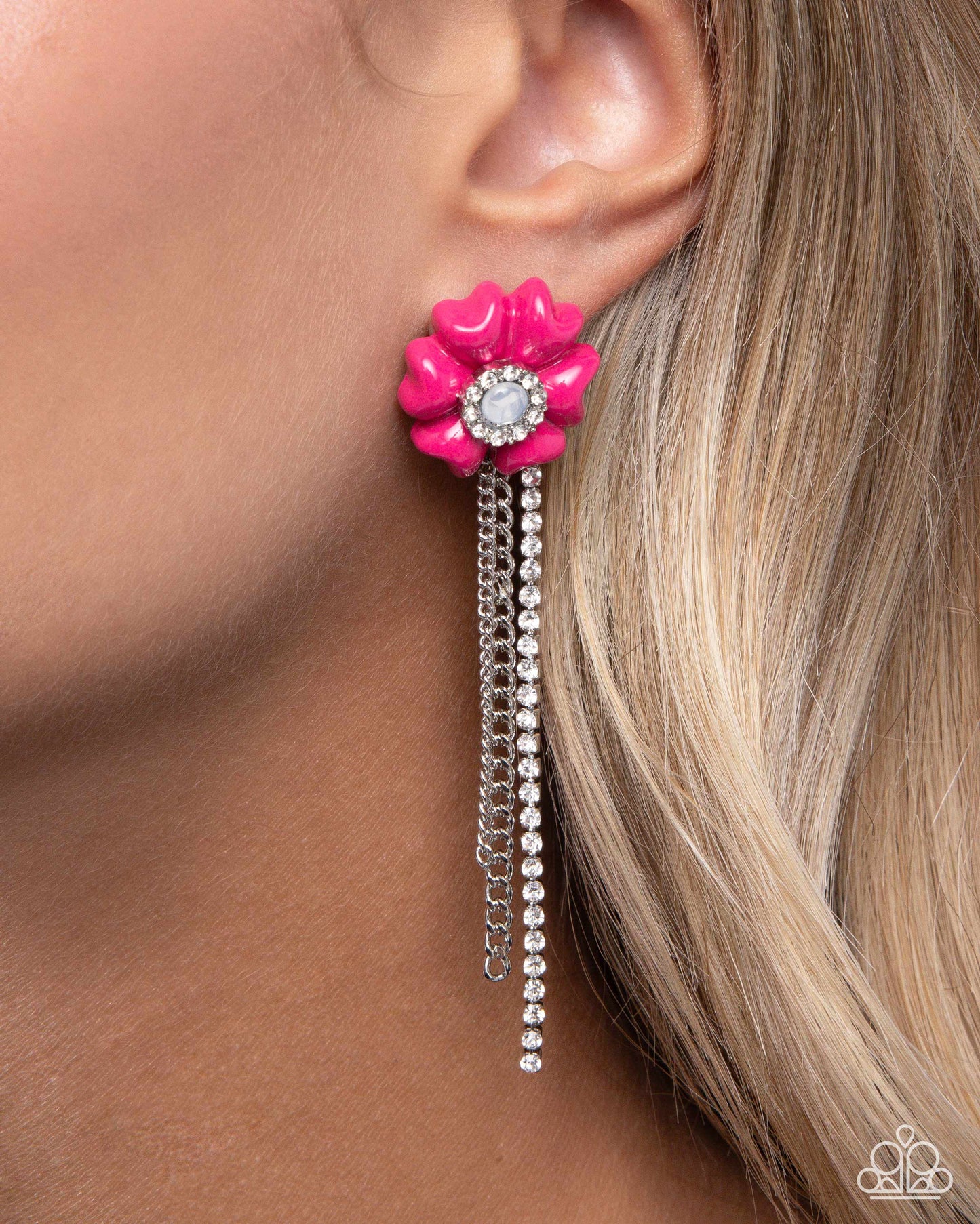 Floral Fuel - Pink earrings