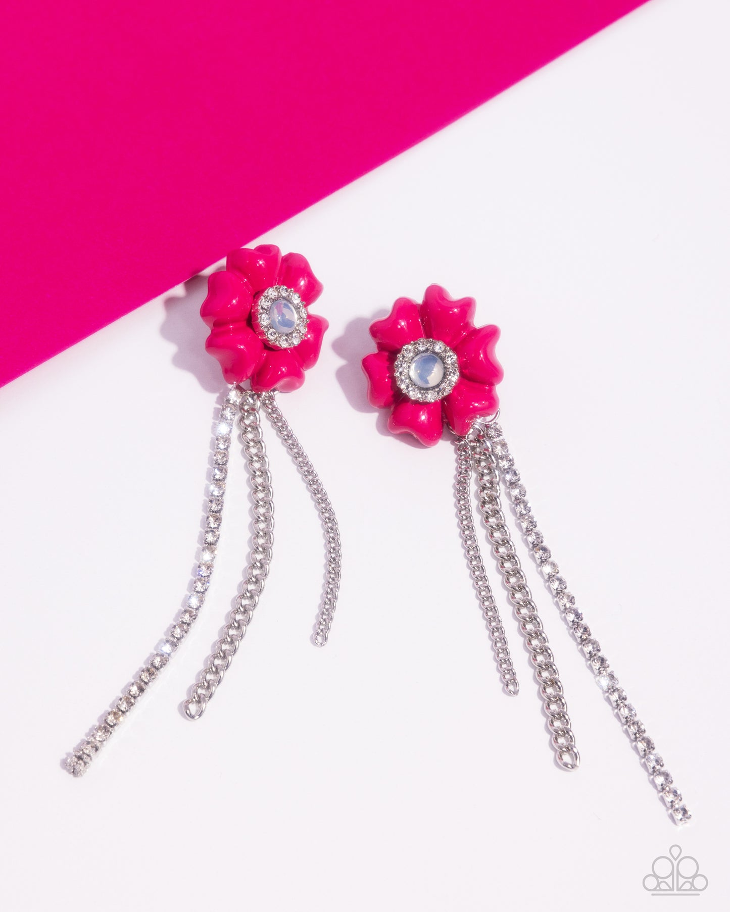 Floral Fuel - Pink earrings