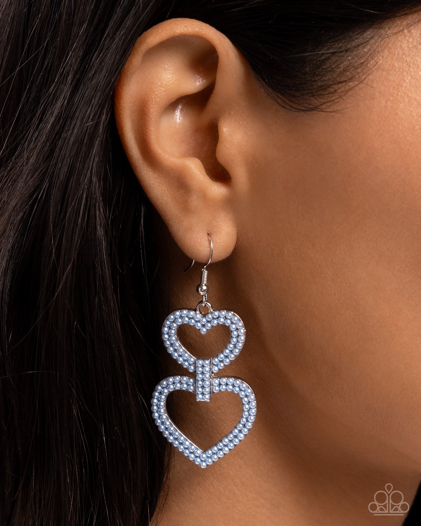 Dedicated Darling - Blue Earrings