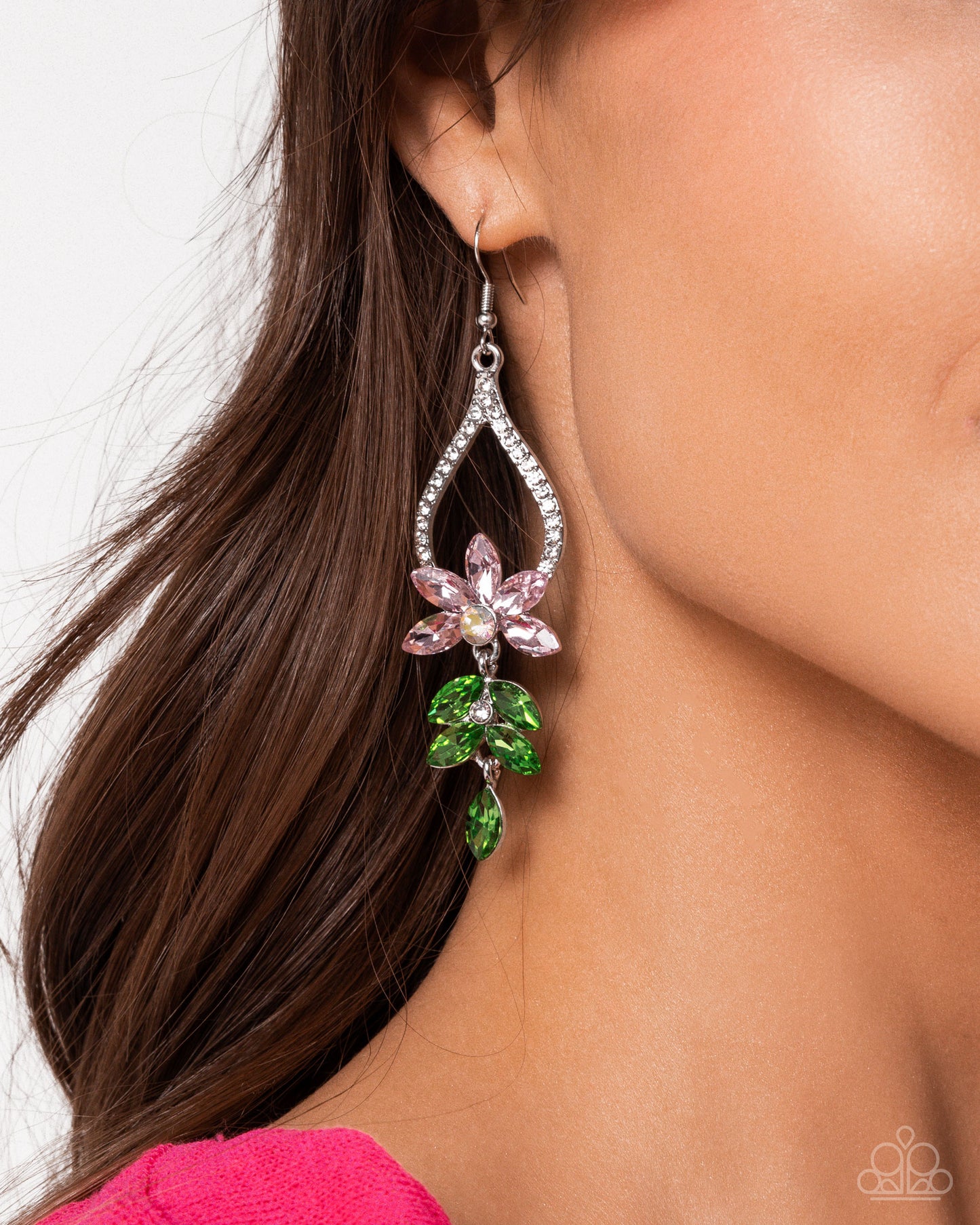 Floral Fuss - Pink Earrings