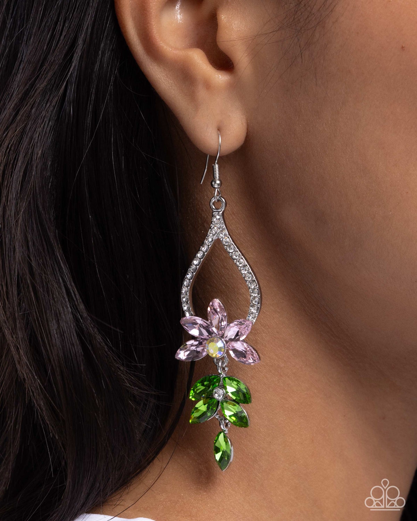 Floral Fuss - Pink Earrings