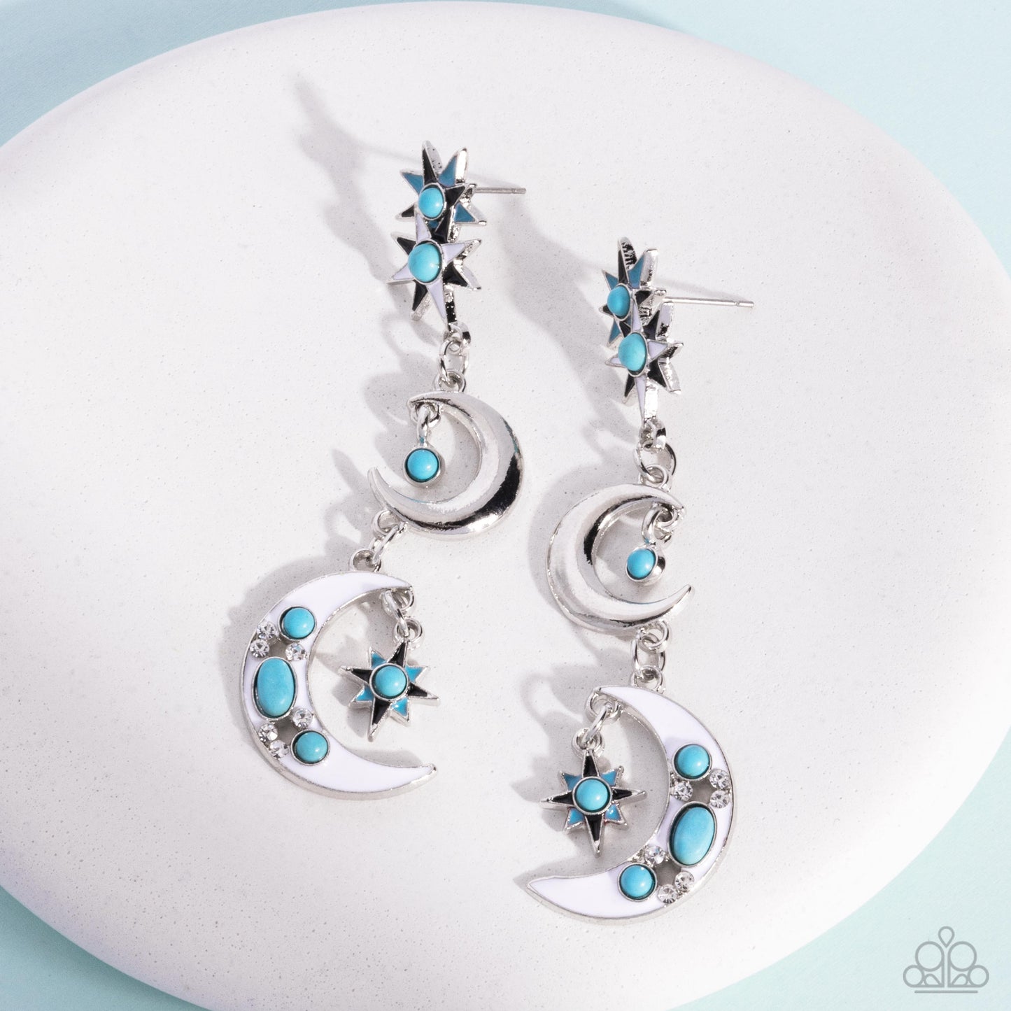 Stellar Serendipity - Blue Earrings