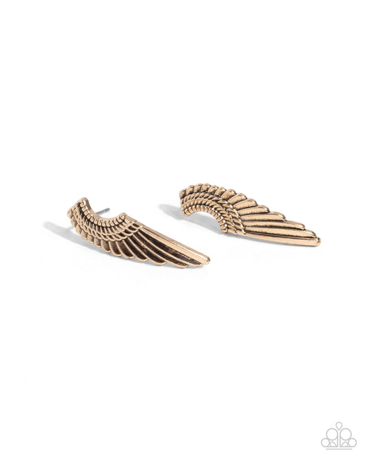 Angelic Altitude - Gold Earrings