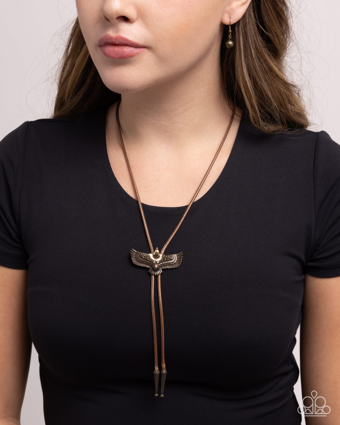 Eagle Emblem - Brass Necklace