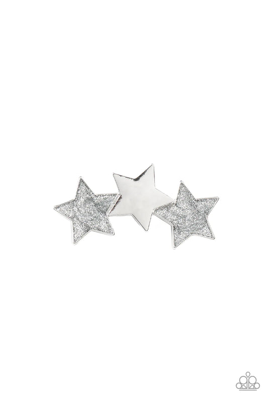 Don't Get Me STAR-ted! - Silver Hair Clip