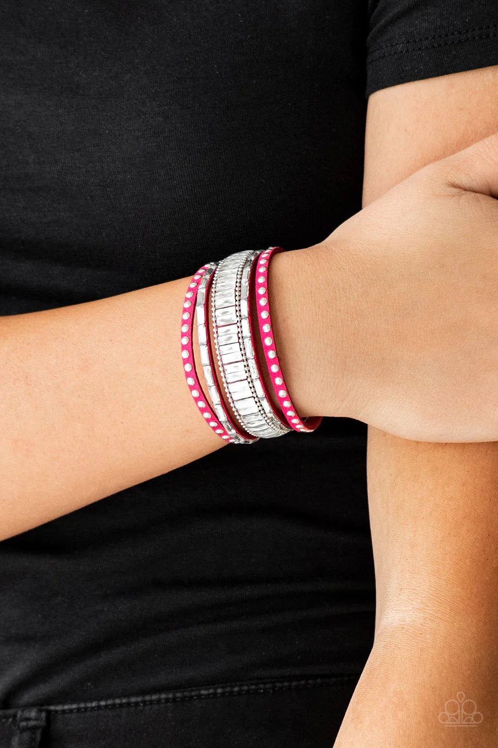 Rock Star Rocker - Pink Bracelet