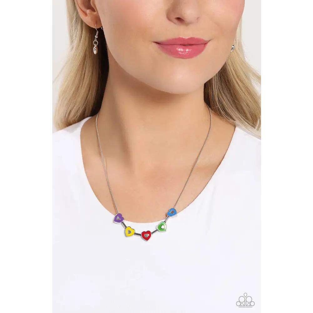ECLECTIC Heart - Multi Necklace