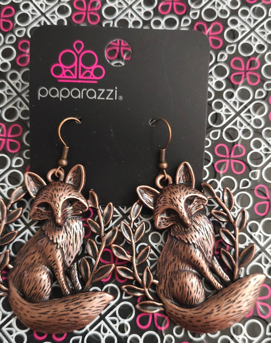 Foxy Fashion - Copper Earrings