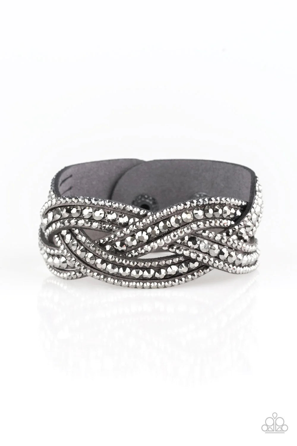 Bring On The Bling - Dark Silver Bracelet