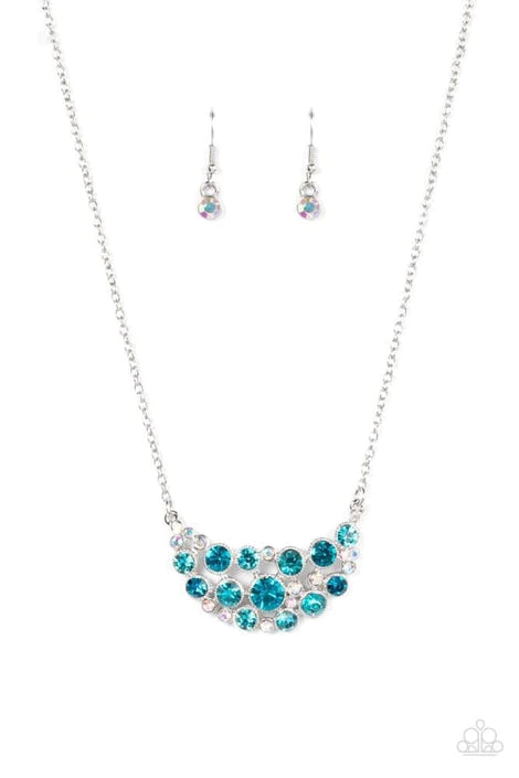 Effervescently Divine - Blue Necklace