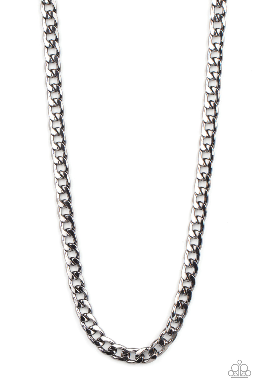 Knockout Champ - Black Mens Necklace