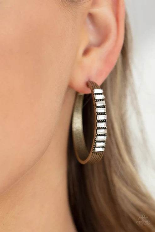 More To Love - Brass Earrings