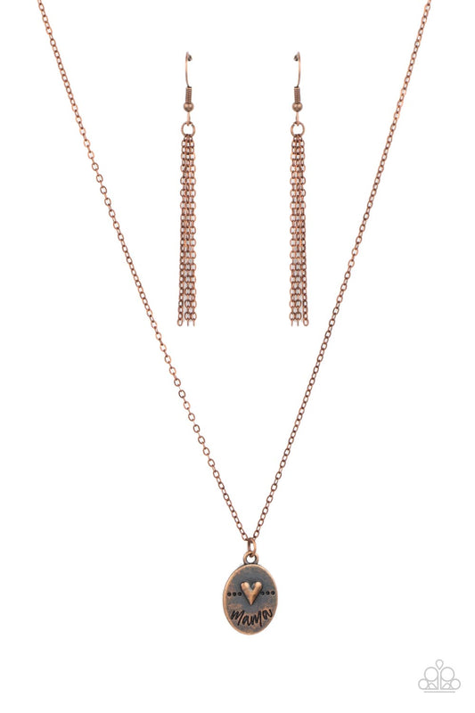 They Call Me Mama - Copper Necklace
