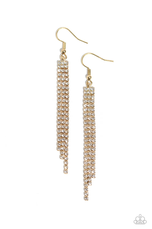 Candescently Couture - Gold Earrings