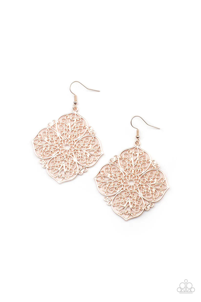 Dubai Detour - Rose Gold Earrings