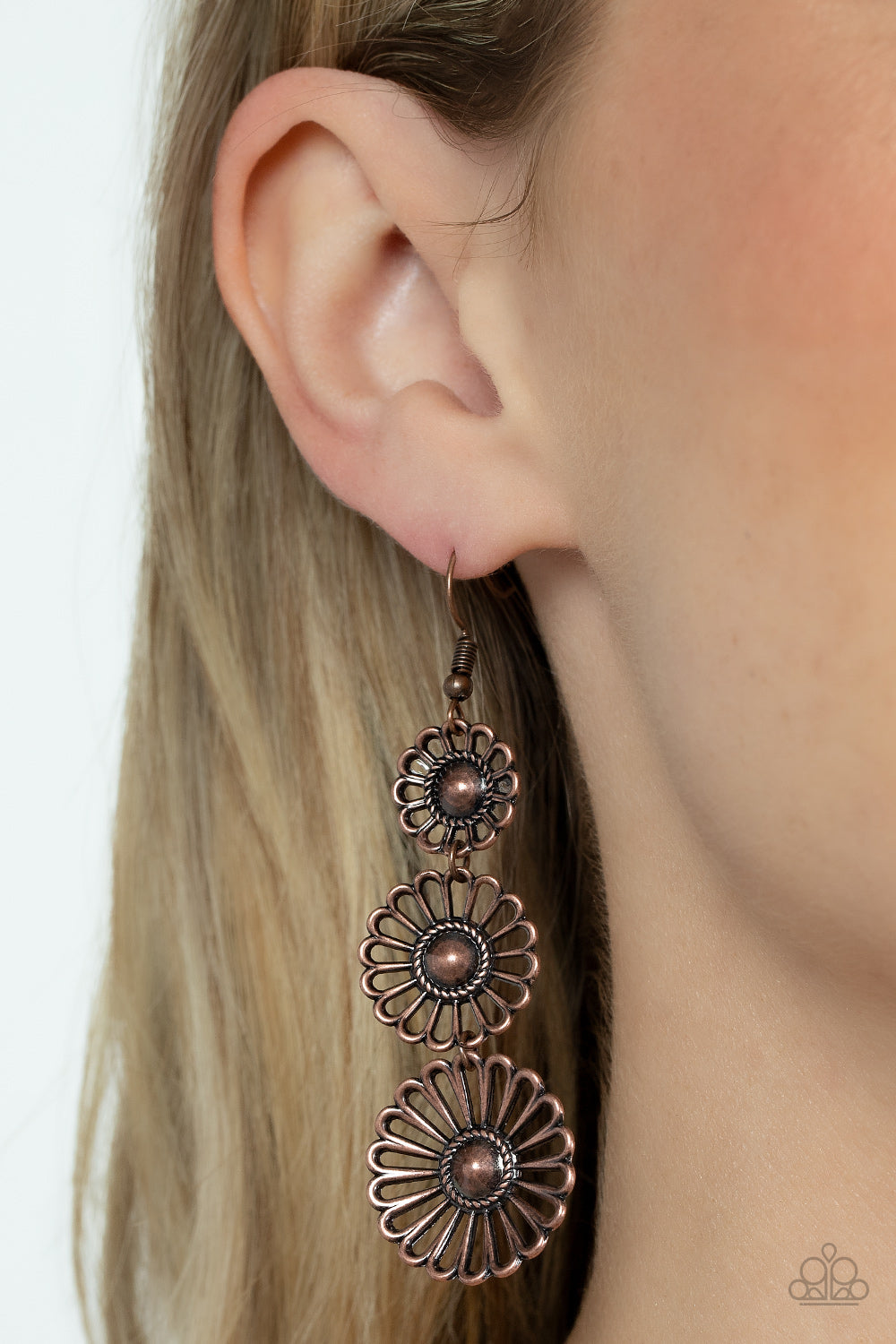 Gazebo Garden - Copper Earrings