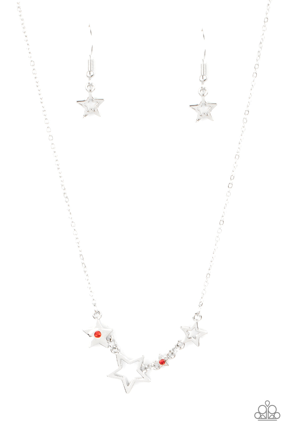 Proudly Patriotic - Red Star Necklace