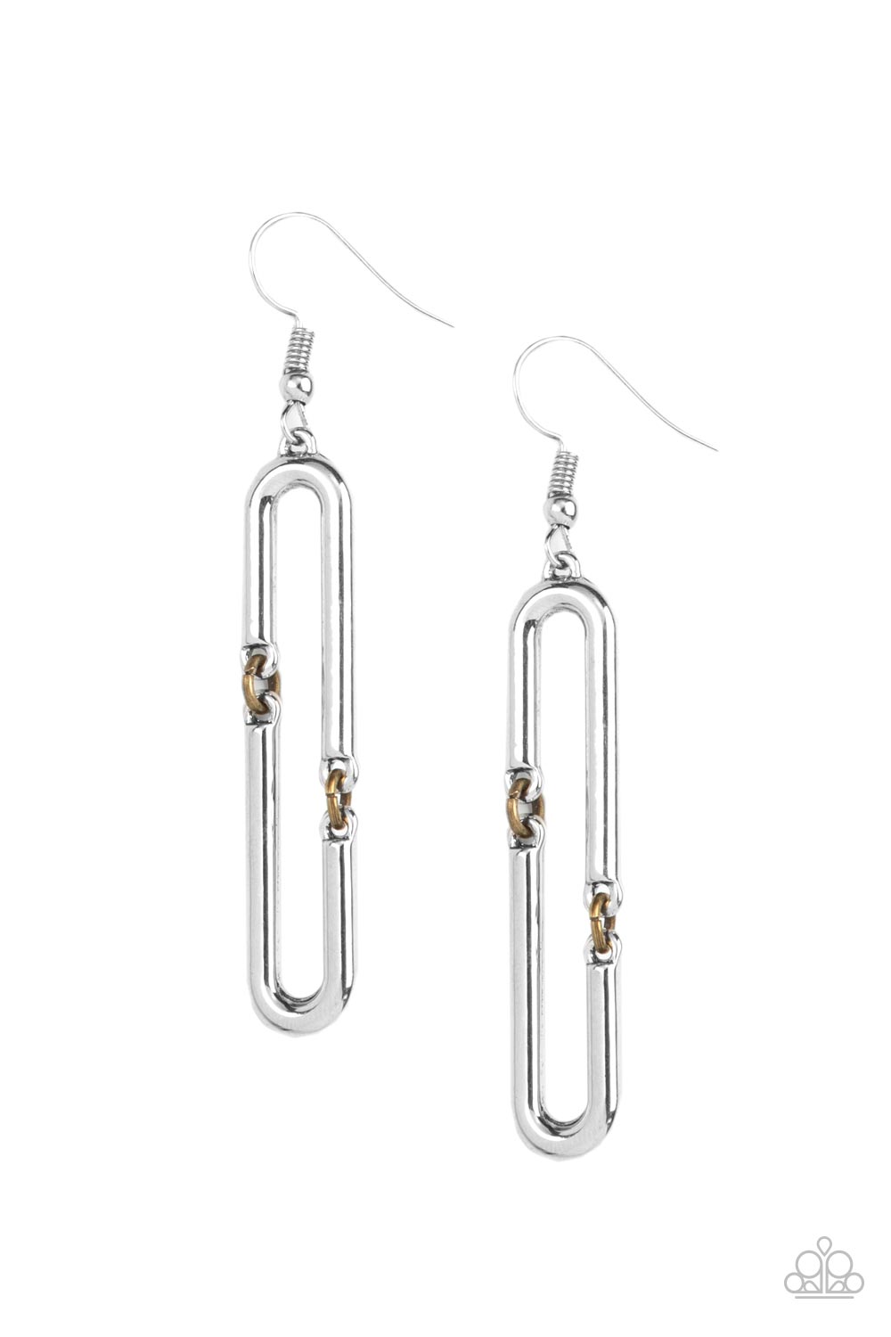 Linked and Synced - Silver Earrings