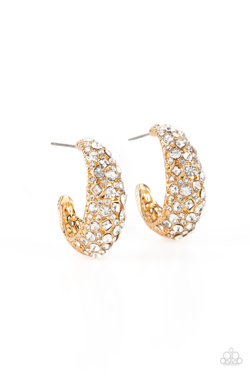 Glamorously Glimmering - Gold Earrings