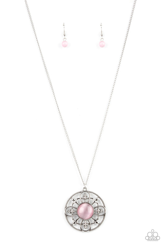 Celestial Compass - Pink Necklace