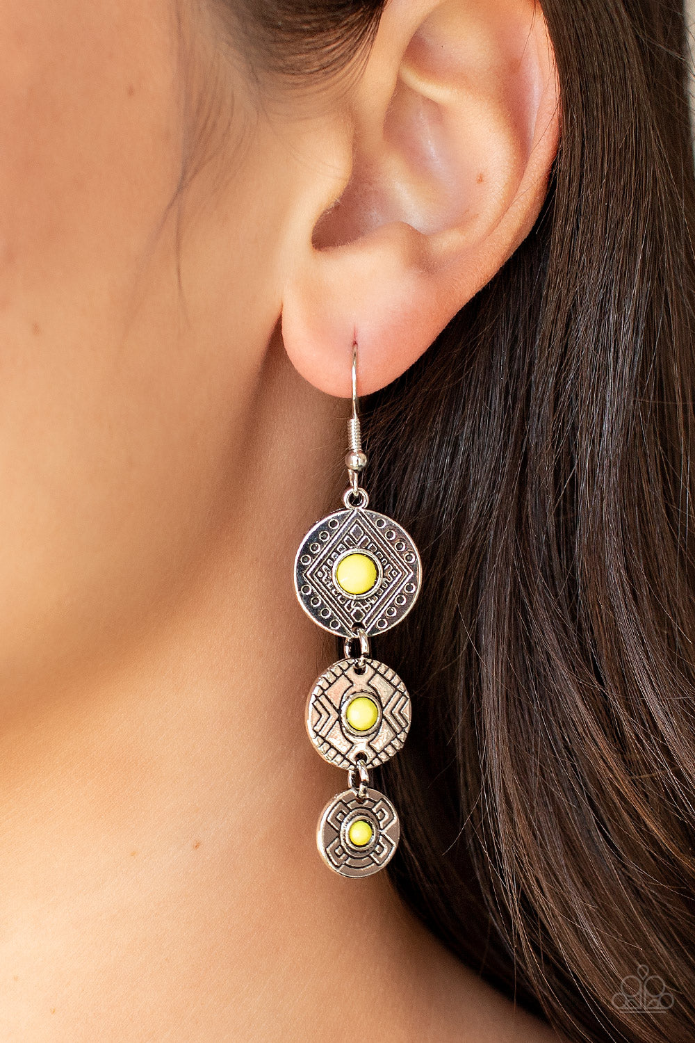 Totem Temptress - Yellow Earrings