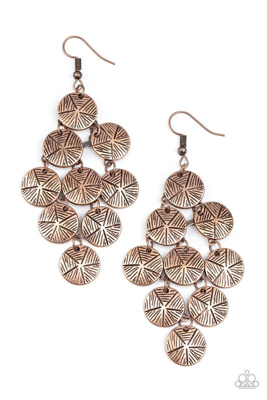 How CHIME Flies - Copper Earrings