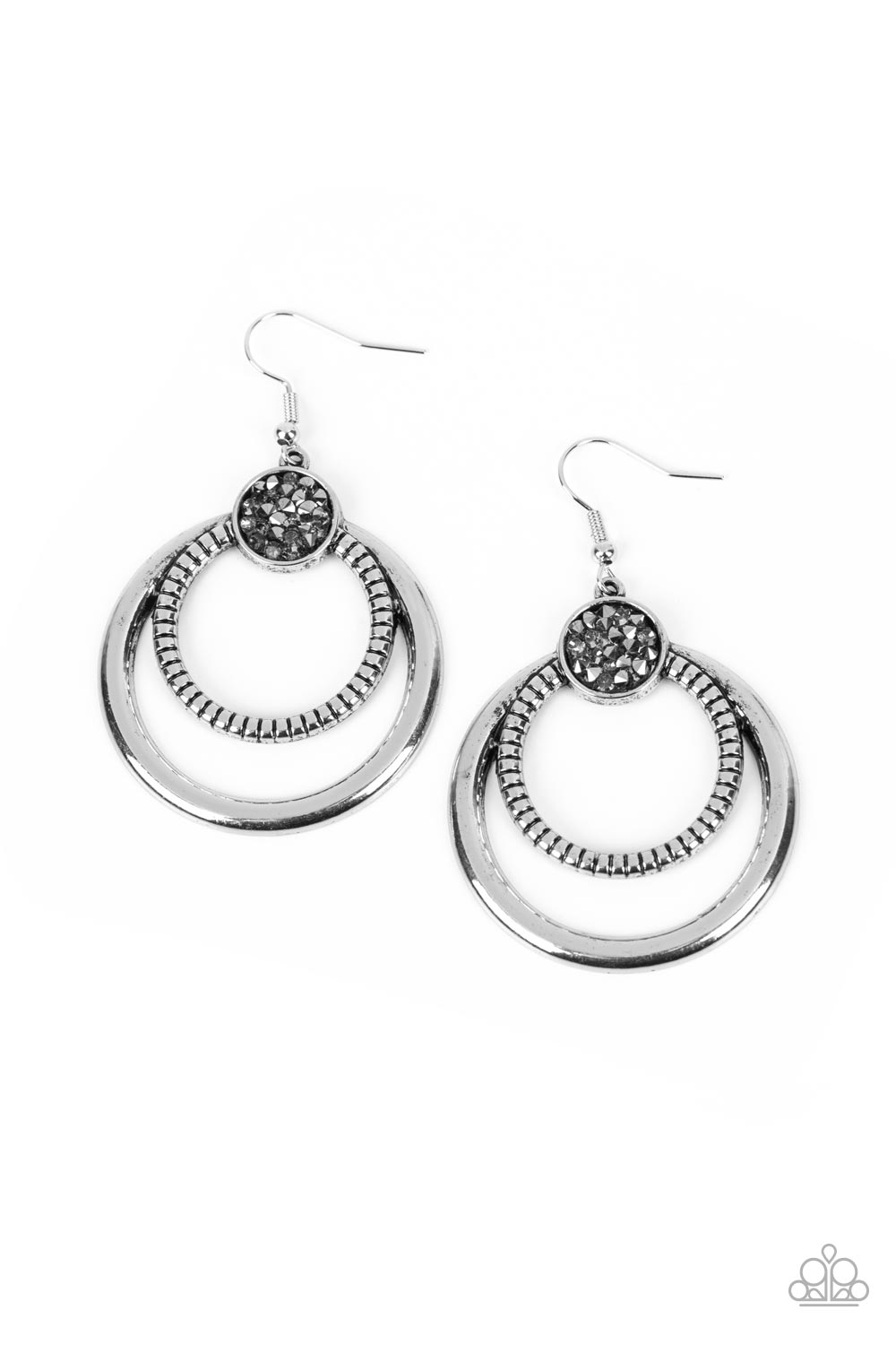 Spun Out Opulence - Silver Earrings