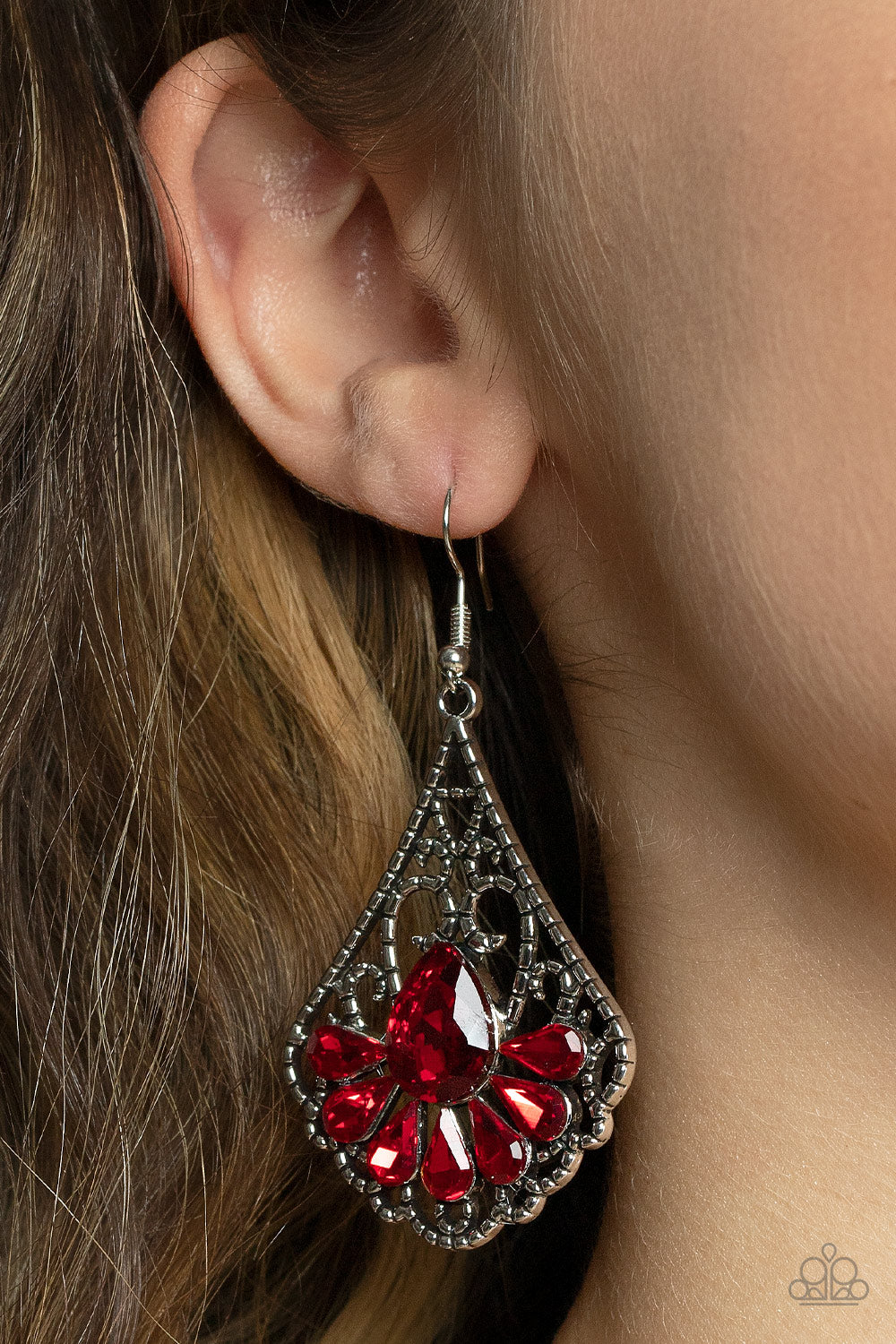 Exemplary Elegance - Red Earrings