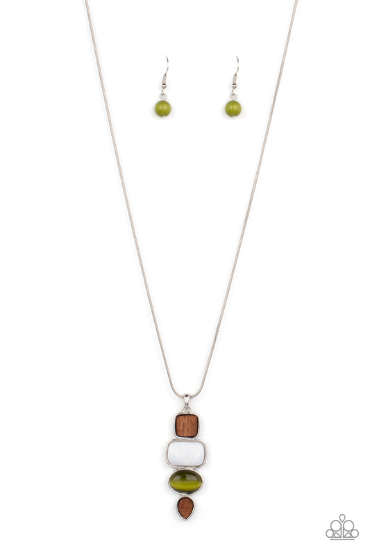 Elemental Energy - Green Necklace